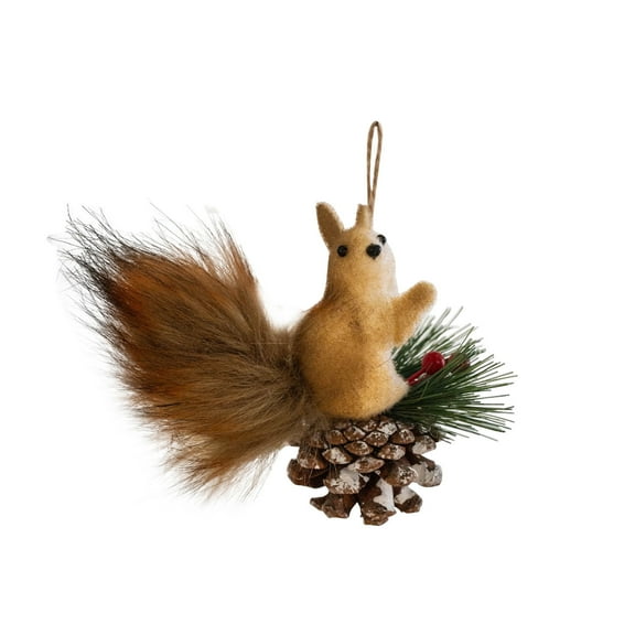 YFTDEF Squirrels Christmas Decorations, Foam Hanging Ornament, Festive Holiday Decor, Unique Gift Idea, Perfect for Christmas Tree and Home Decoration