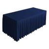 YFTDEF Table Skirts for Rectangle Tables , Polyester Tablecloth, Wrinkle-Resistant Cover, Elegant Banquet Table Dressing, Ideal for Weddings and Parties, Large Plastic Rectangle Table Cover