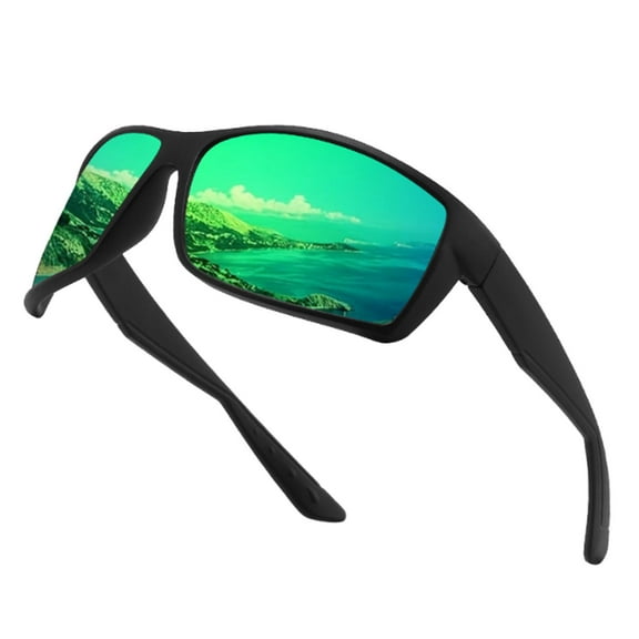 YFTDEF Trendy Oversized Square Sunglasses, 100% UV400 Protection, Polarized Lenses, Lightweight Frame, Fashionable Accessory for Outdoor Activities, Driving, Beach Days