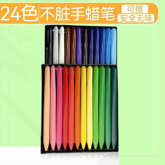 YFTDEF Triangular Plastic Crayons, Washable Art Supplies, Non-Toxic Safe Drawing Tools, Creative Painting for Little Artists, Unique Gift for Young Creators