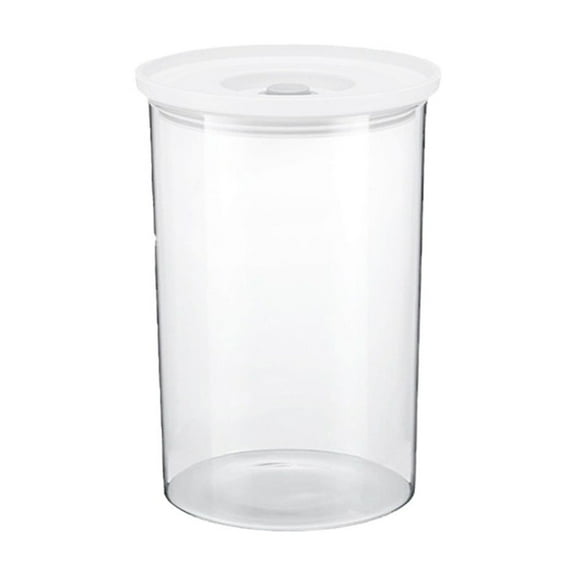 YFTDEF Vacuum Sealed Jar, Food Grade Storage Container, Durable Glass Canister, Modern Kitchen Organizer, Ideal for Tea, Spices, and Miscellaneous Grains