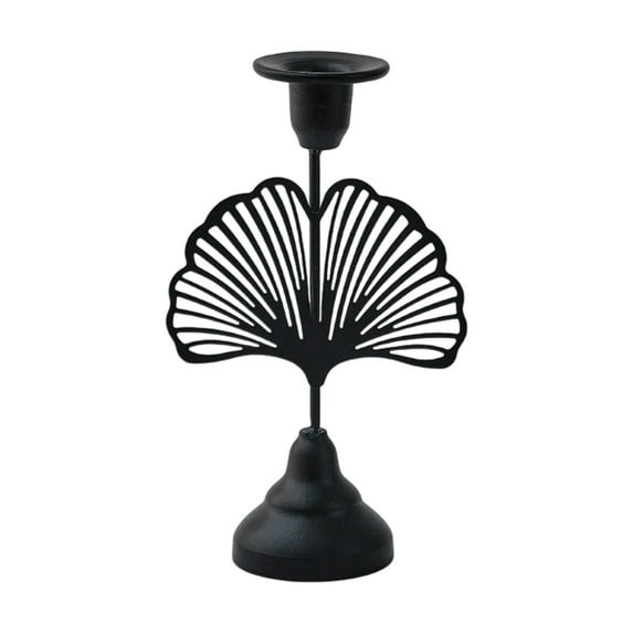 YFTDEF Vintage Metal Candlestick, Flower Shape Candle Holder, Home Decor, Romantic Table Decoration, Wedding Centerpiece, Cozy Atmosphere, Gift for Nature Lovers