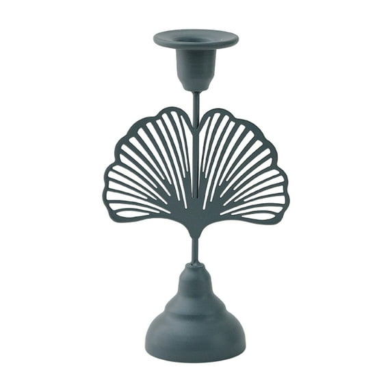 YFTDEF Vintage Metal Candlestick, Flower Shape Candle Holder, Home Decor, Romantic Table Decoration, Wedding Centerpiece, Cozy Atmosphere, Gift for Nature Lovers