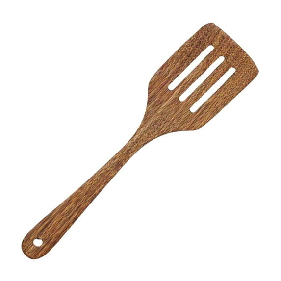 YFTDEF Wooden Cooking Utensils, Non Stick Kitchen Spoon, Durable Wooden Shovel, Easy to Clean Kitchenware, Ideal for Stirring Soups and Frying Ingredients