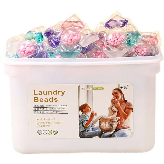 YFTDEY 5-in-1 Laundry Cleaning Pods, 50 Count, Effective Stain Remover, Easy to Use, Multi-Purpose Cleaning, Ideal for Home Use, Convenient Laundry Solution