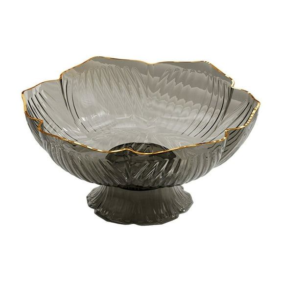 YFTDEY Plastic Fruit Bowl, Decorative Pedestal Stand Footed, Cute Organization for Display Produce Snack in Centerpiece Counter Kitchen, Table, Home Farmhouse, Elegant Decoration