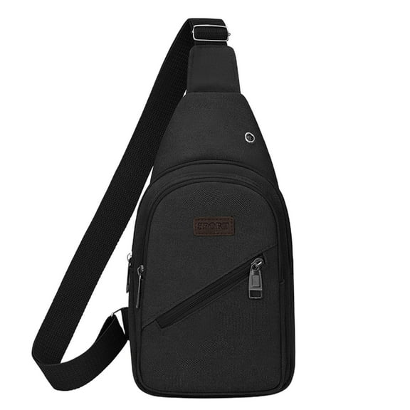 YFTDEY Canvas Minimalist Crossbody Bag, Men's Casual Bag, Stylish Sling Bag, Ideal for Daily Use, Perfect for Outdoor Activities, Versatile for Travel and Shopping