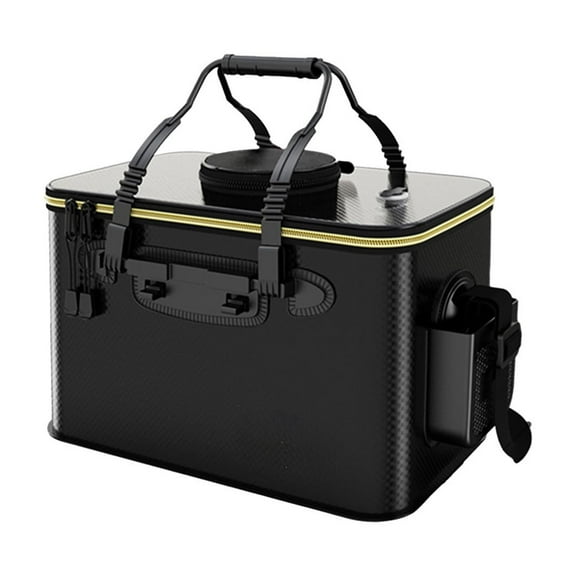 YFTDEY Fishing Bucket, Portable Thickened Design, Oxygenation Function, Large Capacity, Perfect for Outdoor Fishing Trips, Durable Fishing Supplies