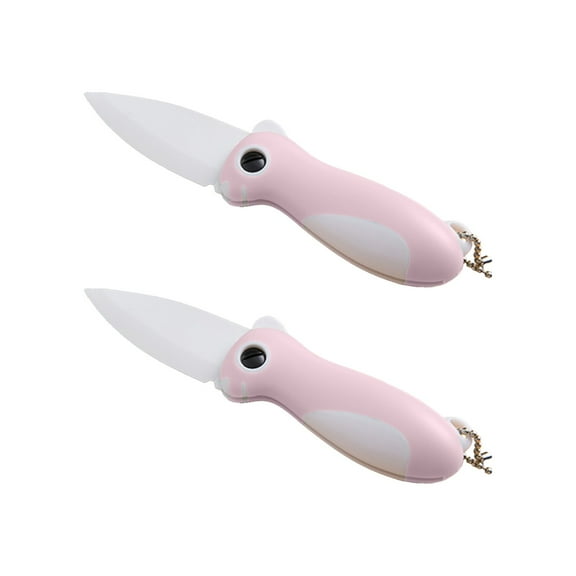 YFTDEY Foldable Ceramic Knife, Ergonomic Handle, Easy Storage, Ideal for Slicing and Peeling Vegetables, Convenient for Kitchen Use, Perfect for Cooking Enthusiasts