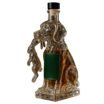 YFTDEY High Borosilicate Glass Whiskey Bottle, Artistic Animal Design, Unique Home Bar Decor, Craftsmanship for Whiskey Lovers, Perfect Gift for Collectors