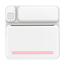 YFTDEY Portable Mini Pocket Printer, Inkless Thermal Bluetooth Printer, Compact for Note Labels, Smart Printing for Photos, DIY Stickers, Multifunctional Use