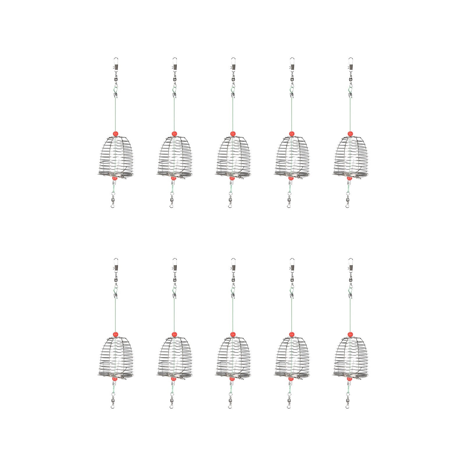 YFTDEY Stainless Steel Fishing Bait Cage – Metal Nesting Device for ...