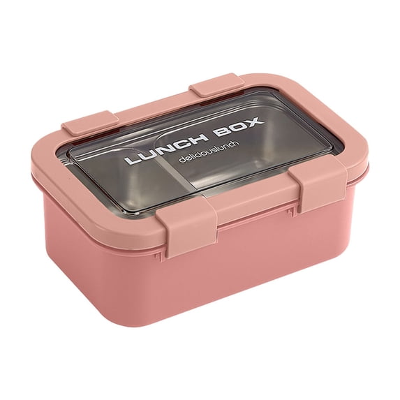 YFTDEY Stainless Steel Lunch Box, Leak Proof, Insulated Food Container, Two Compartment Design, Portable for Office Workers, Perfect for Daily Commutes and Travel