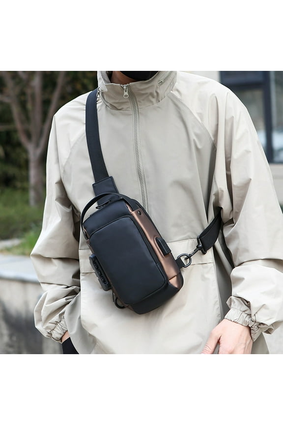 Travel Chest Bag – Waterproof Sling Bag for Men and Women, Large Capacity Crossbody Chest Pack for Outdoor, Hiking, Travel