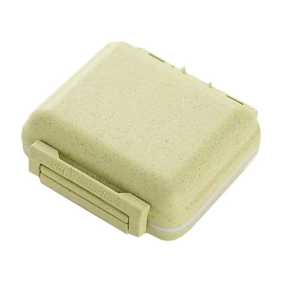 YFTDEY Travel Medicine Organizer, Portable Pill Box, Essential Travel Accessories, Compact Case for Medication, Ideal for Trips, Outdoor Activities, Family Vacations