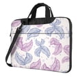 thumbnail image 1 of YFYANG 13 inch Universal Laptop Bag Oxford Cloth Laptop Sleeve, Multi-functional Leaf Line Art Notebook Computer Messenger Bag Handbag, 1 of 8