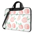 thumbnail image 1 of YFYANG 13 inch Universal Laptop Bag Oxford Cloth Laptop Sleeve, Multi-functional Pink Watercolor Peach Doodle Notebook Computer Messenger Bag Handbag, 1 of 8
