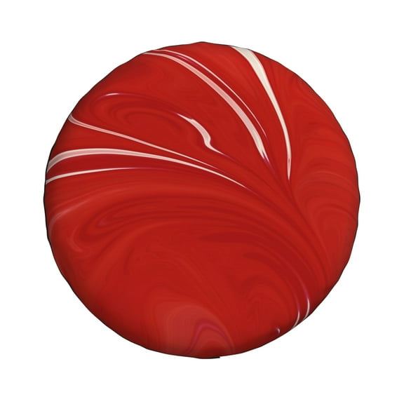 YFYANG 14'' Tire Cover, Red Marble Texture Universal Spare Wheel Covers, Dust-Proof, Water-Proof, Sun-Proof and Corrosion-Proof