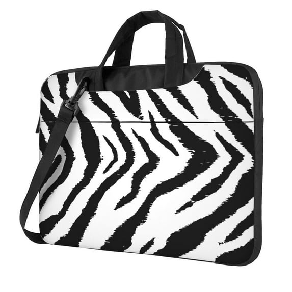 YFYANG 14 inch Universal Laptop Bag Oxford Cloth Laptop Sleeve, Multi-functional Tiger Stripes Texture Notebook Computer Messenger Bag Handbag