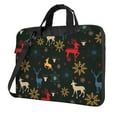 thumbnail image 1 of YFYANG 14 inch Universal Laptop Bag Oxford Cloth Laptop Sleeve, Multi-functional Vintage Christmas Texture Notebook Computer Messenger Bag Handbag, 1 of 8