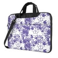 thumbnail image 1 of YFYANG 15.6 inch Universal Laptop Bag Oxford Cloth Laptop Sleeve, Multi-functional Purple Floral Line Doodle Notebook Computer Messenger Bag Handbag, 1 of 8