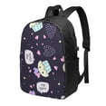 thumbnail image 1 of YFYANG 17" Laptop Backpack, Cute Cupcake Doodle Fashion Travel Work Backpack with USB and Headphone Cable Interface for Men and Women, 1 of 8