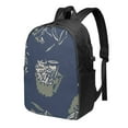 thumbnail image 1 of YFYANG 17" Laptop Backpack, Watercolor Floral Pattern Fashion Travel Work Backpack with USB and Headphone Cable Interface for Men and Women, 1 of 8