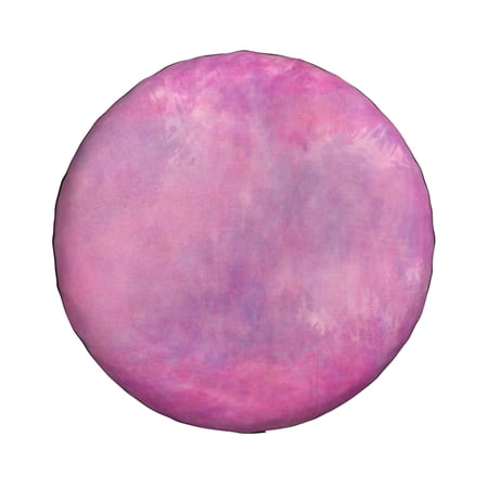 YFYANG 17'' Tire Cover, Pink Texture Pattern Universal Spare Wheel Covers, Dust-Proof, Water-Proof, Sun-Proof and Corrosion-Proof