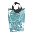 thumbnail image 1 of YFYANG 50L Foldable Laundry Hamper, Waterproof Oxford Fabric Abstract Leaf Texture Laundry Bag Laundry Baskets, 1 of 6