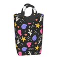 thumbnail image 1 of YFYANG 50L Foldable Laundry Hamper, Waterproof Oxford Fabric Shell Starfish Pattern Laundry Bag Laundry Baskets, 1 of 6