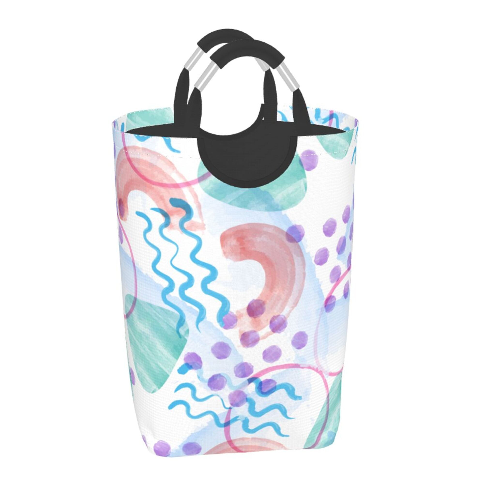 Abstract Lip Graffiti Print Laundry Basket