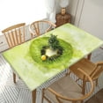 thumbnail image 1 of YFYANG 5FT Rectangular Table Cloth, Waterproof Polyester Watercolor Kiwi Pattern Table Cover, Indoor Outdoor Decorative Tablecloths with Elastic Edge, 1 of 8