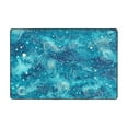 thumbnail image 1 of YFYANG 72"x48" Non-Slip Flannel Carpet Doormat, Living Room Bedroom Office Decorative Area Rugs, Indoor Blue Abstract Cloud Texture Floor Mats, 1 of 7