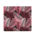 thumbnail image 1 of YFYANG Absorbent Dish Drying Mat for Kitchen, Reusable Pink Leaves Texture Microfiber Dish Mat, 16 x 18 inch, 1 of 9