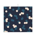 thumbnail image 1 of YFYANG Absorbent Dish Drying Mat for Kitchen, Reusable Vintage Blue Dot Pattern Microfiber Dish Mat, 16 x 18 inch, 1 of 9