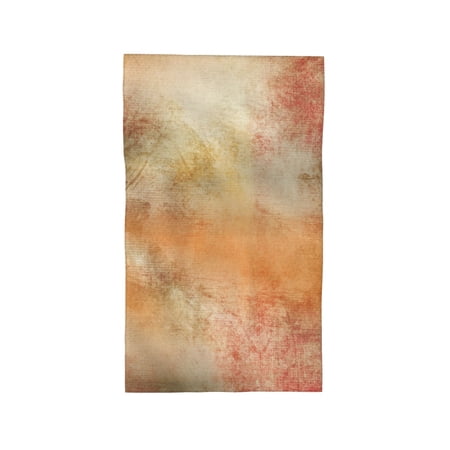YFYANG Absorbent Towel, Soft Skin-Friendly Abstract Vintage Fall Washcloth Bath Towel, Suitable for All Skin, 27.5 x 16-inch