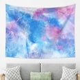 thumbnail image 1 of YFYANG Abstract Blue Watercolor Art Tapestry, Bedroom Dormitory Living Room Decoration Tapestrys Wall Hanging , 80 x 60 in, 1 of 8
