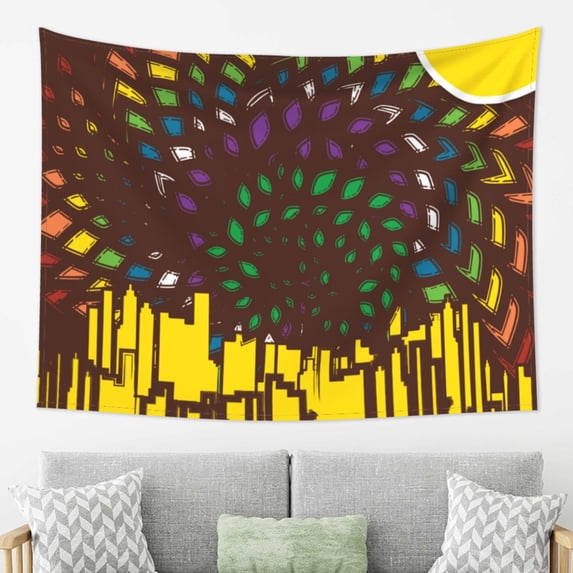 YFYANG Abstract Moonlight Tapestry, Bedroom Dormitory Living Room Decoration Tapestrys Wall Hanging , 80 x 60 in