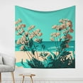 thumbnail image 1 of YFYANG Beach Flower Pattern Tapestry, Bedroom Dormitory Living Room Decoration Tapestrys Wall Hanging , 59 x 59 in, 1 of 9