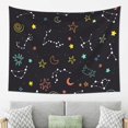thumbnail image 1 of YFYANG Colorful Constellation Graffiti Tapestry, Bedroom Dormitory Living Room Decoration Tapestrys Wall Hanging , 80 x 60 in, 1 of 8