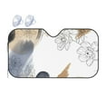thumbnail image 1 of YFYANG Front Windshield Sun Shade, Abstract Geometric Flowers Foldable Car Visor for Cars, Trucks, SUVs, Small, 1 of 9