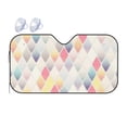 thumbnail image 1 of YFYANG Front Windshield Sun Shade, Diamond Shaped Lattice Foldable Car Visor for Cars, Trucks, SUVs, Medium, 1 of 9