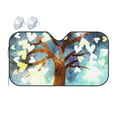 thumbnail image 1 of YFYANG Front Windshield Sun Shade, Dream Garden Foldable Car Visor for Cars, Trucks, SUVs, Small, 1 of 9