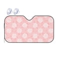 thumbnail image 1 of YFYANG Front Windshield Sun Shade, Pink Cloud Doodle Foldable Car Visor for Cars, Trucks, SUVs, Small, 1 of 9