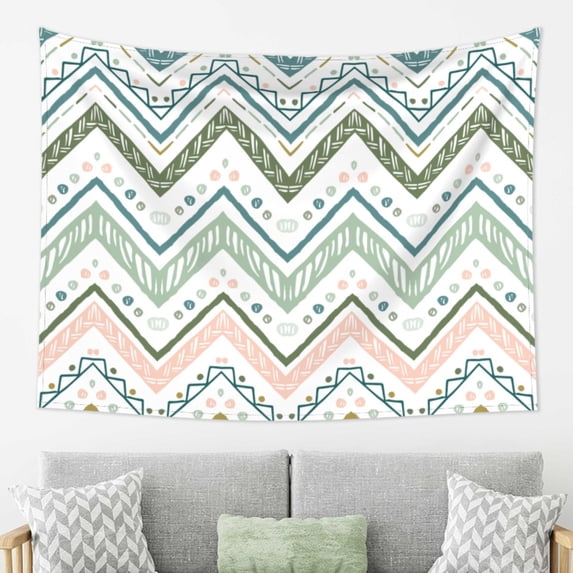 YFYANG Green Abstract Vintage Texture Tapestry, Bedroom Dormitory Living Room Decoration Tapestrys Wall Hanging , 80 x 60 in