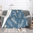 thumbnail image 1 of YFYANG Lightweight Warm Flannel Blanket, Christmas Abstract Forest Pattern Throw Blanket for Bed, Sofa, Travel, Camping, 50"x40", 1 of 7