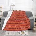 thumbnail image 1 of YFYANG Lightweight Warm Flannel Blanket, Red Line Texture Throw Blanket for Bed, Sofa, Travel, Camping, 60"x50", 1 of 7