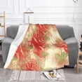 thumbnail image 1 of YFYANG Lightweight Warm Flannel Blanket, Red Vintage Rose Throw Blanket for Bed, Sofa, Travel, Camping, 40"x30", 1 of 7