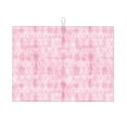 thumbnail image 1 of YFYANG Microfiber Dish Drying Mat for Kitchen, Reusable Pink Diamond Pattern Large Dish Mat, 18" x 24", 1 of 9