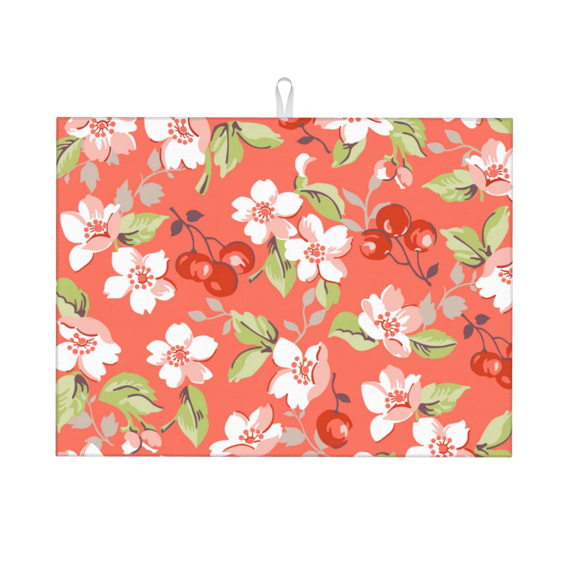Cherry Blossom Microfiber Dish Towel - Highly Absorbent Hand Towel, 16 X 28 Inches, For Kitchen & Bath - View #11